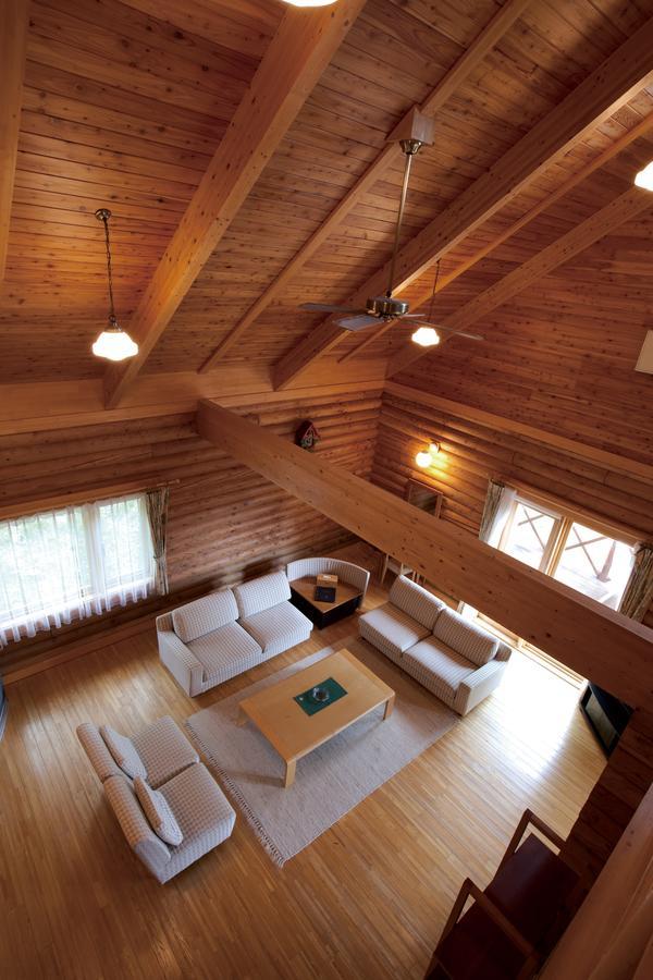 Minamifurano Log Hotel Larch Lake Kanayama מראה חיצוני תמונה