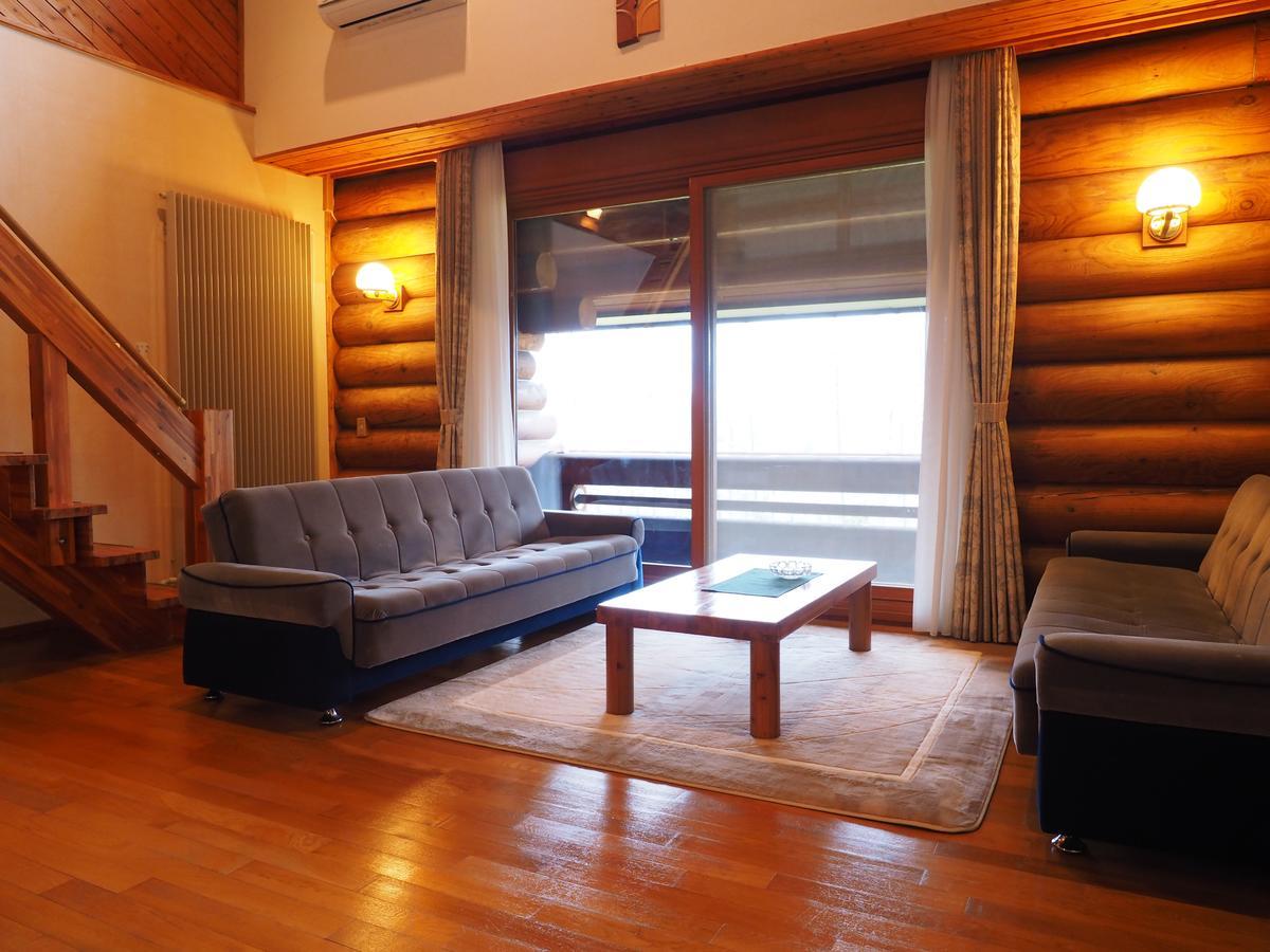 Minamifurano Log Hotel Larch Lake Kanayama חדר תמונה